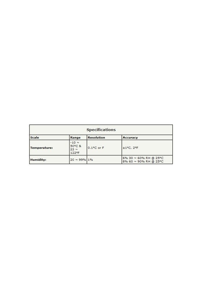 Sper Scientific 800016 Digital Humidity and Temperature Monitor with Large Display - Image 2